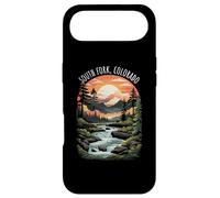 Custodia per iPhone Air South Fork Colorado USA Scenic Mountain Retro Tramonto Stile