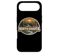 Custodia per iPhone Air Souvenir del Nord Dakota Vacanze Memorabilia Badge State Trip
