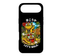 Custodia per iPhone Air Souvenir kawaii kawaii kanji giapponese Shisa Beach Path di Okinawa