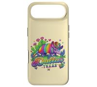 Custodia per iPhone Air Souvenir retrò anni '80 Arcobaleno Armadillo Cowboy Dallas Texas