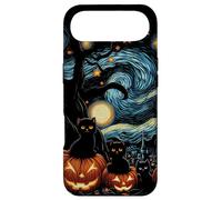 Custodia per iPhone Air Spettrale Halloween Gatti Notte Stellata Zucca Notte Notte