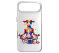 Custodia per iPhone Air Splash Art Cow Meditating Yoga Workout Meditation Meditate