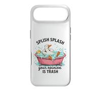 Custodia per iPhone Air Splish Splash La tua opinione è Trash Duck Bath