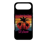 Custodia per iPhone Air St Lucia Retro Palme Alba Suntan Tramonto Ripetere