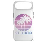 Custodia per iPhone Air St. Lucia Vintage Palme Spiaggia Souvenir Pride