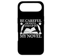 Custodia per iPhone Air Stai attento, finirai nel mio scrittore di romanzi