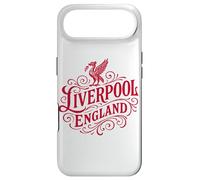 Custodia per iPhone Air Stampa vintage Liverpool England Liverbird rossa