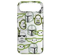 Custodia per iPhone Air Star Wars The Mandalorian Mando Grogu and Gamorreans Pattern