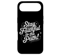 Custodia per iPhone Air Stay Faithful to the Path Inspirational Script Citazione