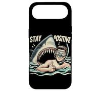 Custodia per iPhone Air Stay Positive Shark Retro Funny Ocean per Adventure Love