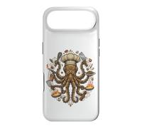 Custodia per iPhone Air Steampunk Octopus Chef Cook Mechanical Cuisine