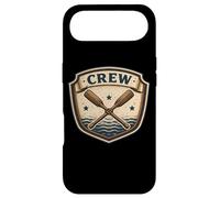 Custodia per iPhone Air Stemma vintage dell'atleta di canottaggio con remi