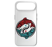 Custodia per iPhone Air Stile tribale dei nativi americani del salmone del Pacifico nord