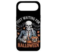Custodia per iPhone Air Sto solo aspettando Halloween Funny Skeleton Pumpkin Humor