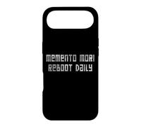 Custodia per iPhone Air StoicTech Pixel Art Memento Mori Detto