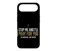 Custodia per iPhone Air Stop Me And I'll Pray For You Faith Message Encourage