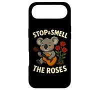 Custodia per iPhone Air Stop & Smell The Roses Funny Koala Music Citazione