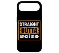 Custodia per iPhone Air Straight Outta Boise, Idaho, USA, stile retrò invecchiato, vintage