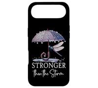 Custodia per iPhone Air Stronger Than the Storm Psalm 93 God Purple Dragonfly Bible