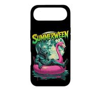 Custodia per iPhone Air Summerween Werewolf Retro Horror Beach Halloween in estate