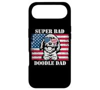 Custodia per iPhone Air Super Bad Doodle Papà doodle dorato labradoodle divertente cane papà