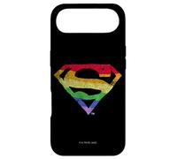 Custodia per iPhone Air Superman Rough Rainbow Pride Logo