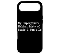 Custodia per iPhone Air Superpower fare elenchi di cose che non farò