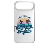 Custodia per iPhone Air Surf al tramonto California Dreamin USA Surfer