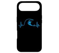 Custodia per iPhone Air Surfer Heartbeat Surfing Heart Pulse - Tavola da surf Big Wave Fun