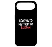 Custodia per iPhone Air T-shirt I Survived My Trip To BOSTON Simple City