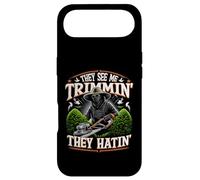 Custodia per iPhone Air Tagliasiepi da giardiniere They See Me Trimmin They Hatin Garden