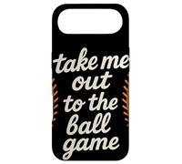 Custodia per iPhone Air Take Me Out To The Ball Game Retro Baseball Laces Baseball