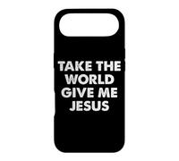 Custodia per iPhone Air Take The World Give Me Jesus