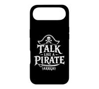 Custodia per iPhone Air Talk Like A Pirate Day, divertente grafica a forma di teschio e ossa incrociate