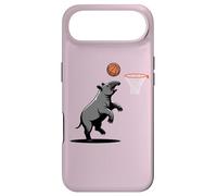 Custodia per iPhone Air Tapir Playing Sports Wild Animal Rodents Basketball