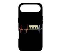Custodia per iPhone Air Tastiera Battito cardiaco Pianoforte ECG Retro Pianista