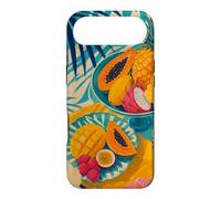 Custodia per iPhone Air Tavolo da frutta tropicale sotto ombre di palma