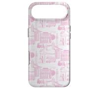 Custodia per iPhone Air Taxi Guard Tower Bridge del Big Ben in tela rosa di Londra