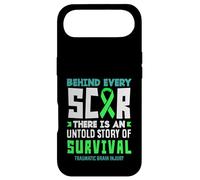 Custodia per iPhone Air TBI Awareness Nastro Verde Lesioni Cerebrali Dietro Ogni Cicatrice