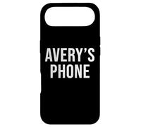 Custodia per iPhone Air Telefono di Avery Nero Bianco Nome Avery