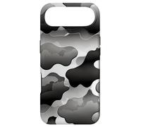 Custodia per iPhone Air Tempesta Nuvola Camo Monocromatico Astratto Mood Artwork Design