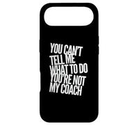 Custodia per iPhone Air Testo divertente You Can't Tell Me What To Do You Are Not My Coach