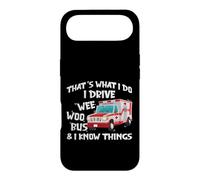Custodia per iPhone Air That's What I Do I Drive Wee Woo Bus And I Know Things