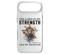Custodia per iPhone Air The Lord is My Strength & My Defense Exodus 15:2 Bible Lion