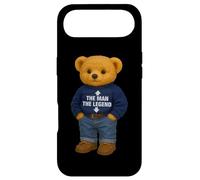 Custodia per iPhone Air The Man The Legend Funny Teddy Bear Humor Quotes Sayings