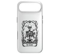 Custodia per iPhone Air The Reader Tarot Card Skeleton Reading Book Lover