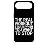 Custodia per iPhone Air The Real Workout Starts When You Want To Stop -