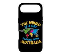 Custodia per iPhone Air The World Is A Cat Playing With Australia