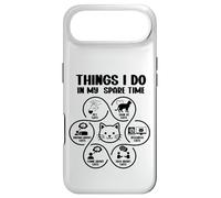 Custodia per iPhone Air Things In My Spare Time - Divertente amante dei gatti