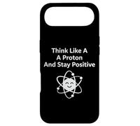 Custodia per iPhone Air Think Like A Proton Stay Positive Science Citazione